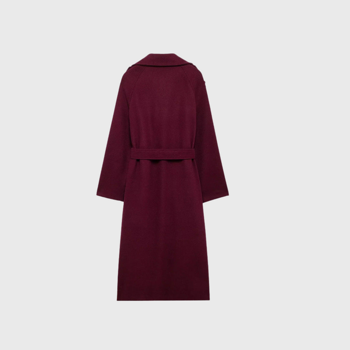 Burgundi | Tyylikäs takki Bordeaux-värisenä