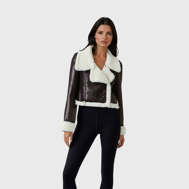 Giulia | Leikattu lentäjä-Jakke