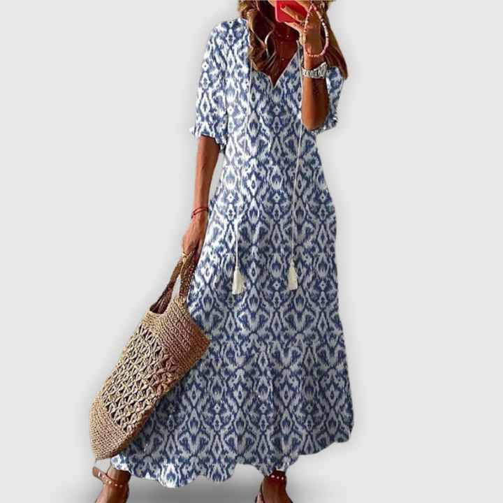 Syyria | Kesäunelma vintage-tyylinen mekko 