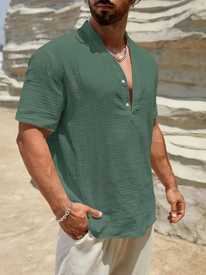 Savrani™ | Tyylikäs kesäinen paita jossa korkeakaulus