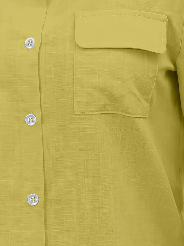 Athena | Puuvillainen pikkutakki rintataskuilla