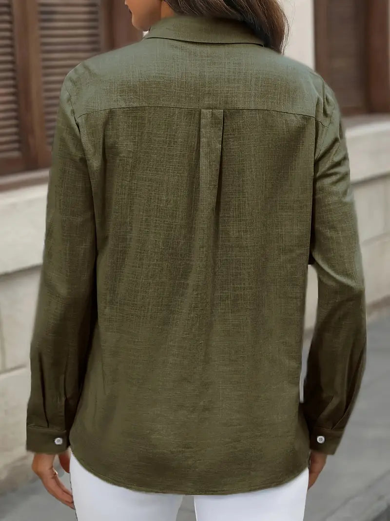 Athena | Puuvillainen pikkutakki rintataskuilla